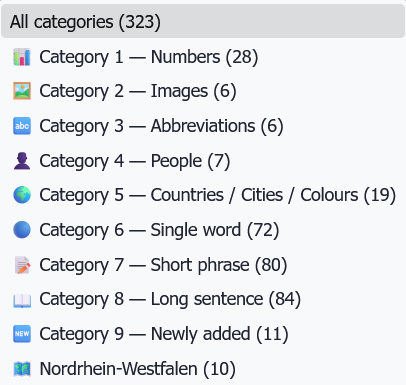 Categories